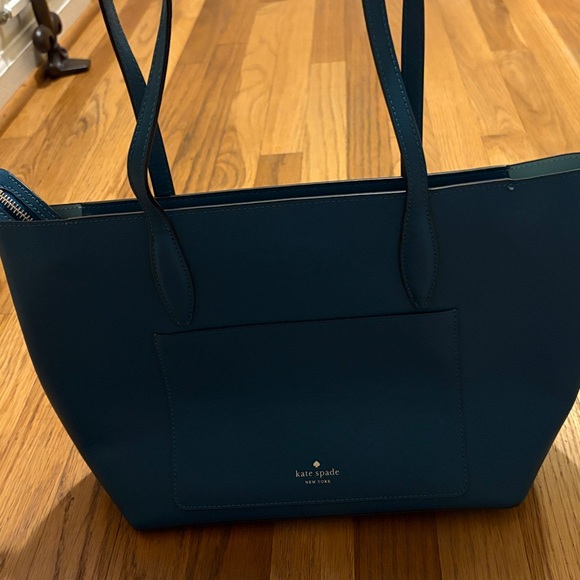 Kate Spade Teal Tote Bag - Picture 1 of 5